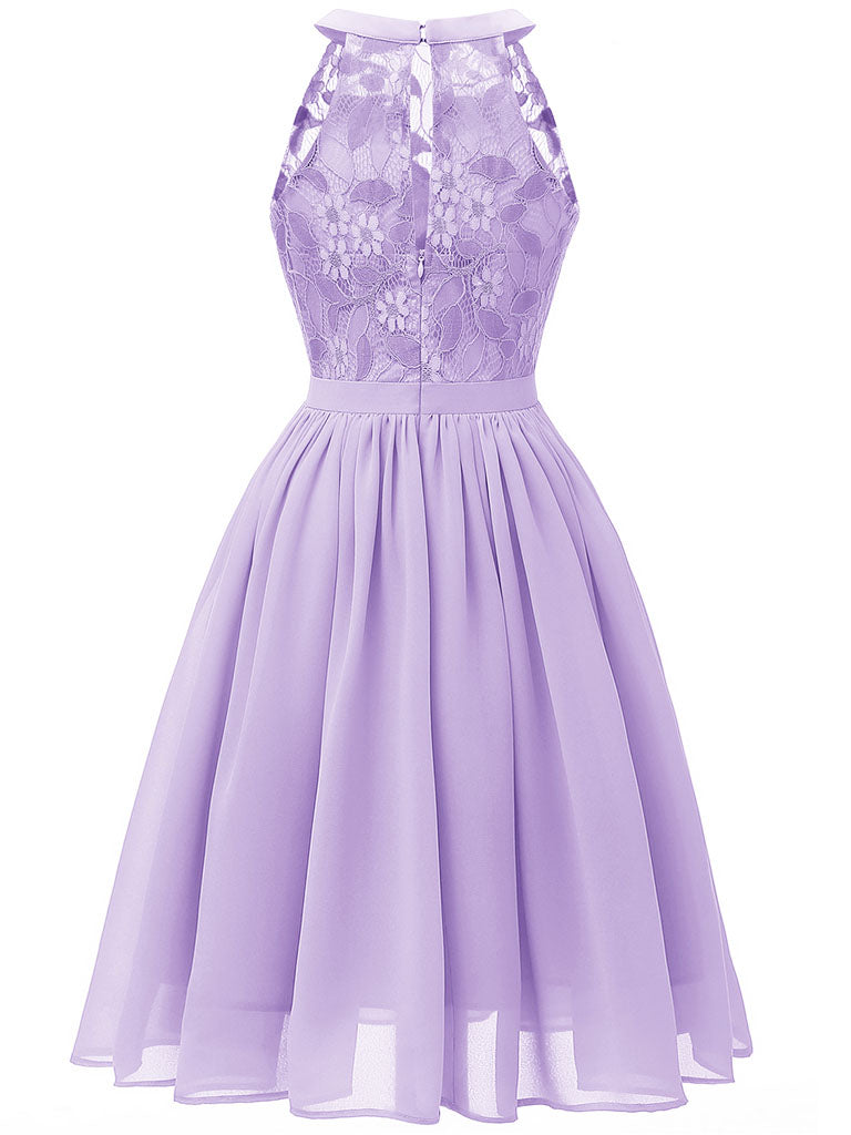 Lace Round Collar 50s 60s Dress