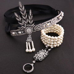 1920S Flapper Costume Great Gatsby Accessory Set