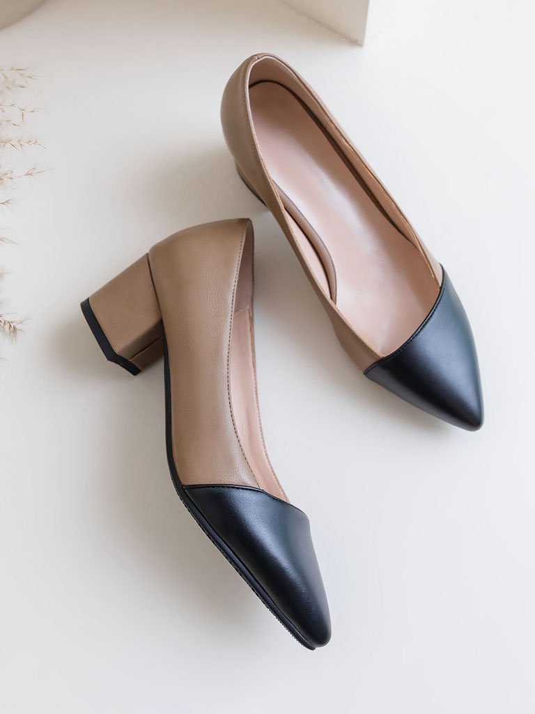 Stiletto Heel Pointed Toe PU Vintage Shoes