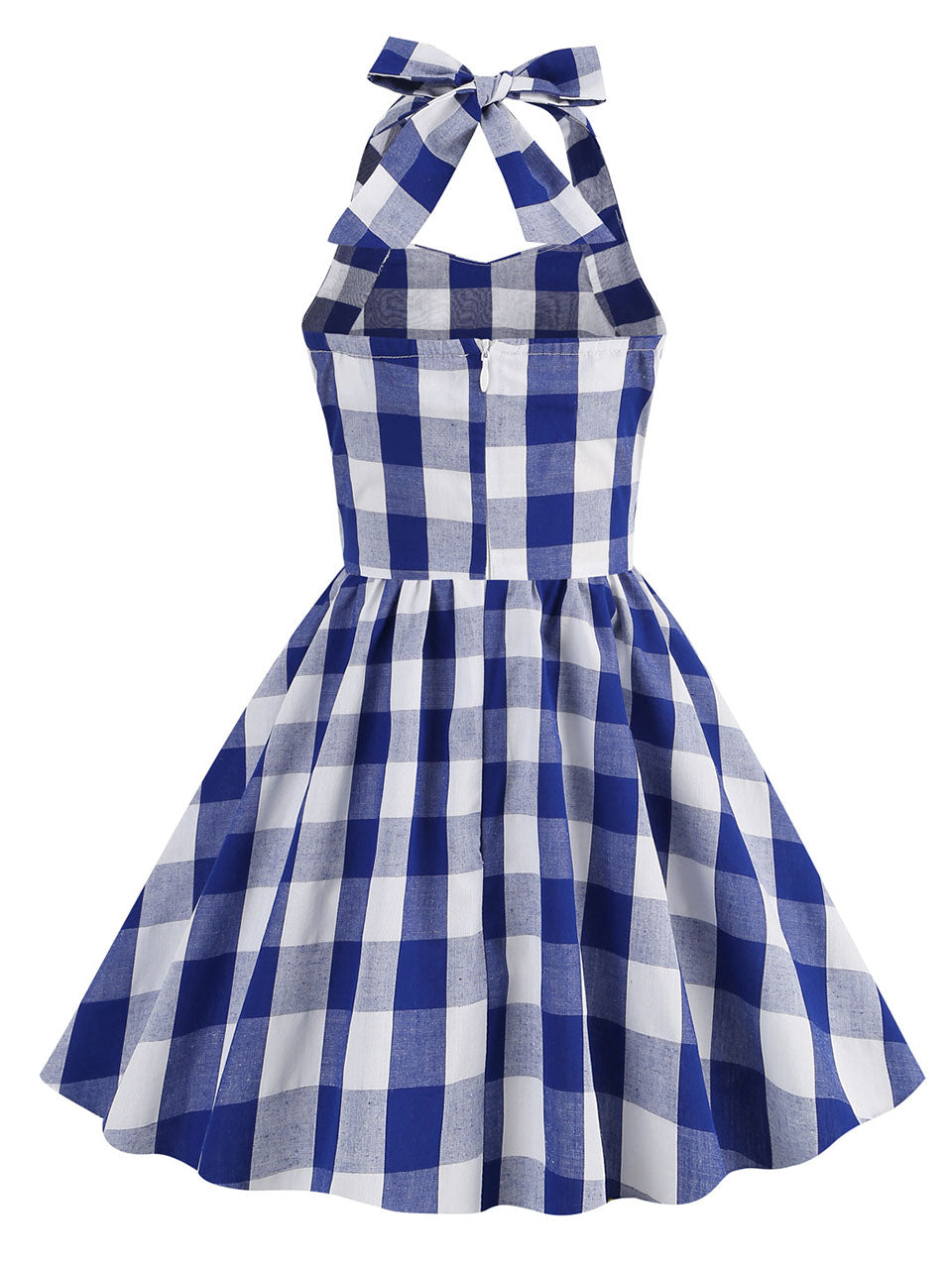 Kids Little Girls' Dress Brabie Plaid Halter 1950S Dress
