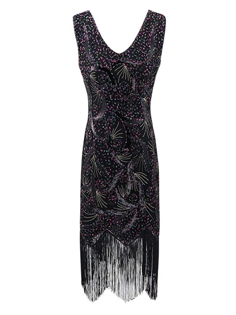 1920S Sequined Flapper Dress