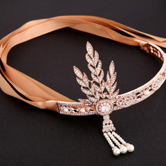 1920S Leaf Flapper Headband