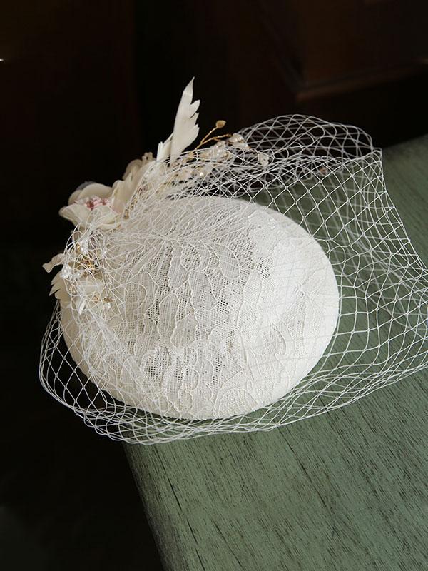Lace Flover Tulle Vintage Lace 1950S Hat