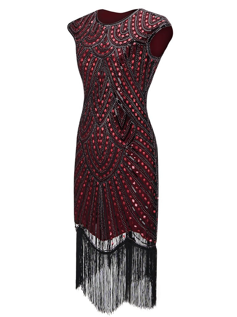 1920S Beaded Flapper Gatsby Dress