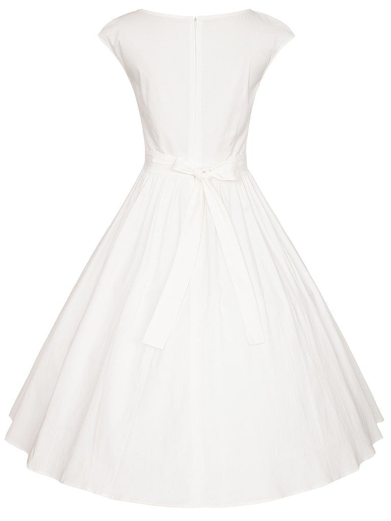 Audrey Hepburn Same Style Cotton 50s Dress