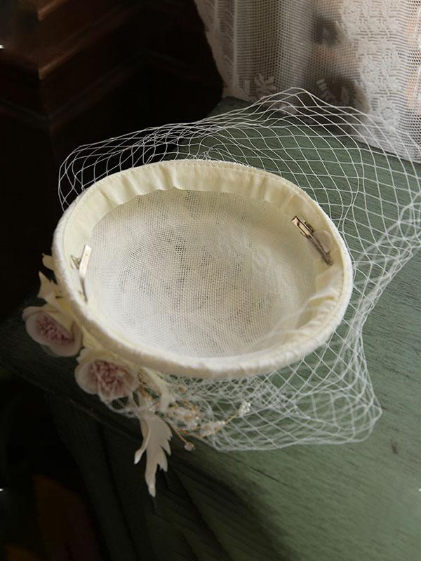 Lace Flover Tulle Vintage Lace 1950S Hat
