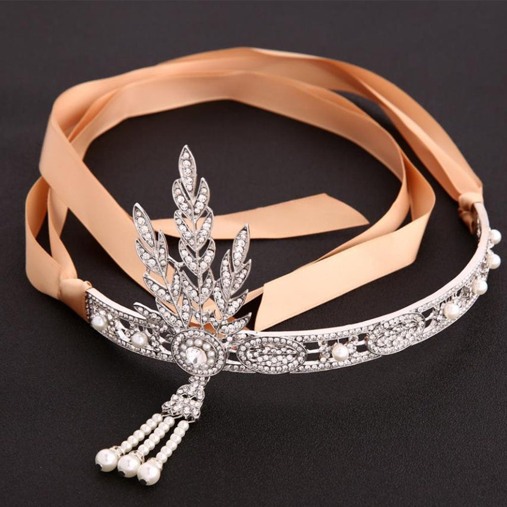 1920S Leaf Flapper Headband