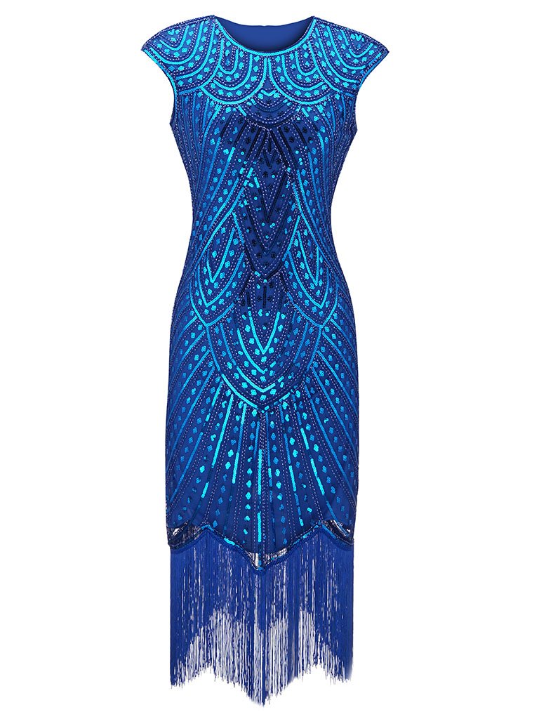 1920S Beaded Flapper Gatsby Dress