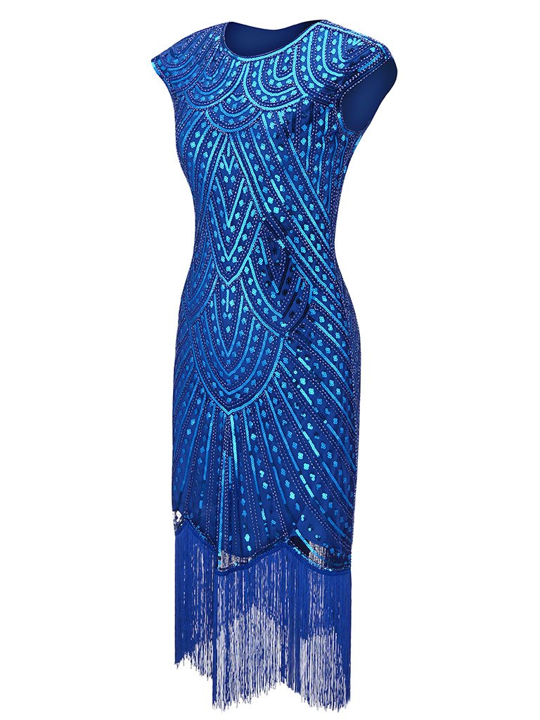 1920S Beaded Flapper Gatsby Dress