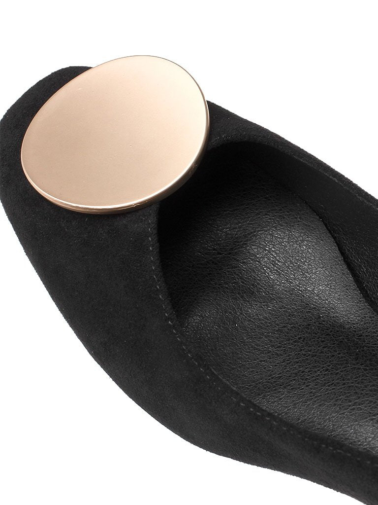 Stiletto Heel Pointed Toe Suede Vintage Shoes