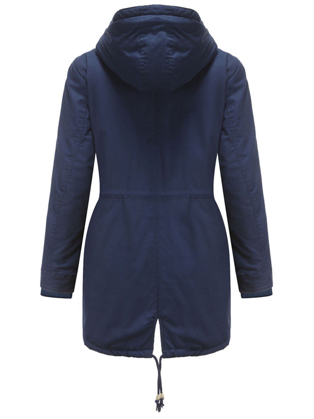 Parka Coat Street Daily Winter Plush Long Coat Solid Color Oversized Fur Warm Coat