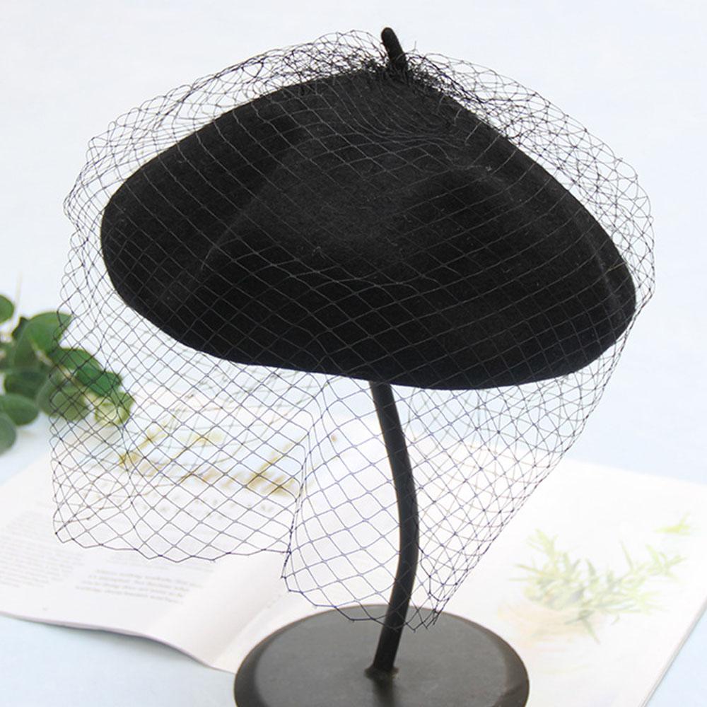 Wool Felt Beret Hat Cap