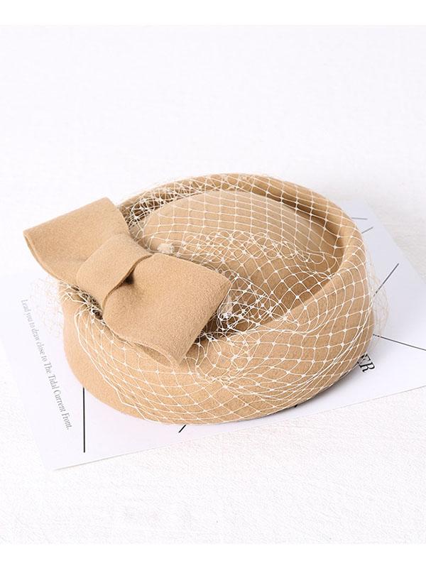 100%Wool 1950S Pillbox Hat Mrs Masiel Same Style Hat
