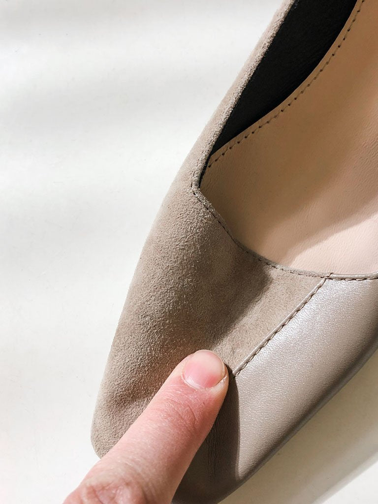 Handmade Chunky Heel  Square Toe Leather Vintage Shoes