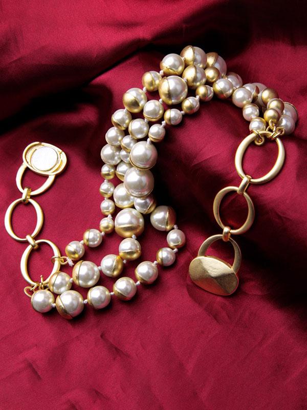 1950S Pearl Vintage Necklace