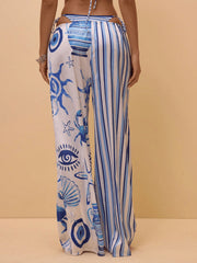 Three Piece Shell Print r Swimsuit
