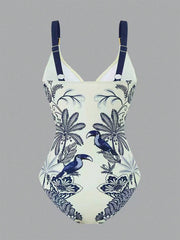 One-Piece Swimsuit Beach Cover-Up Skirt